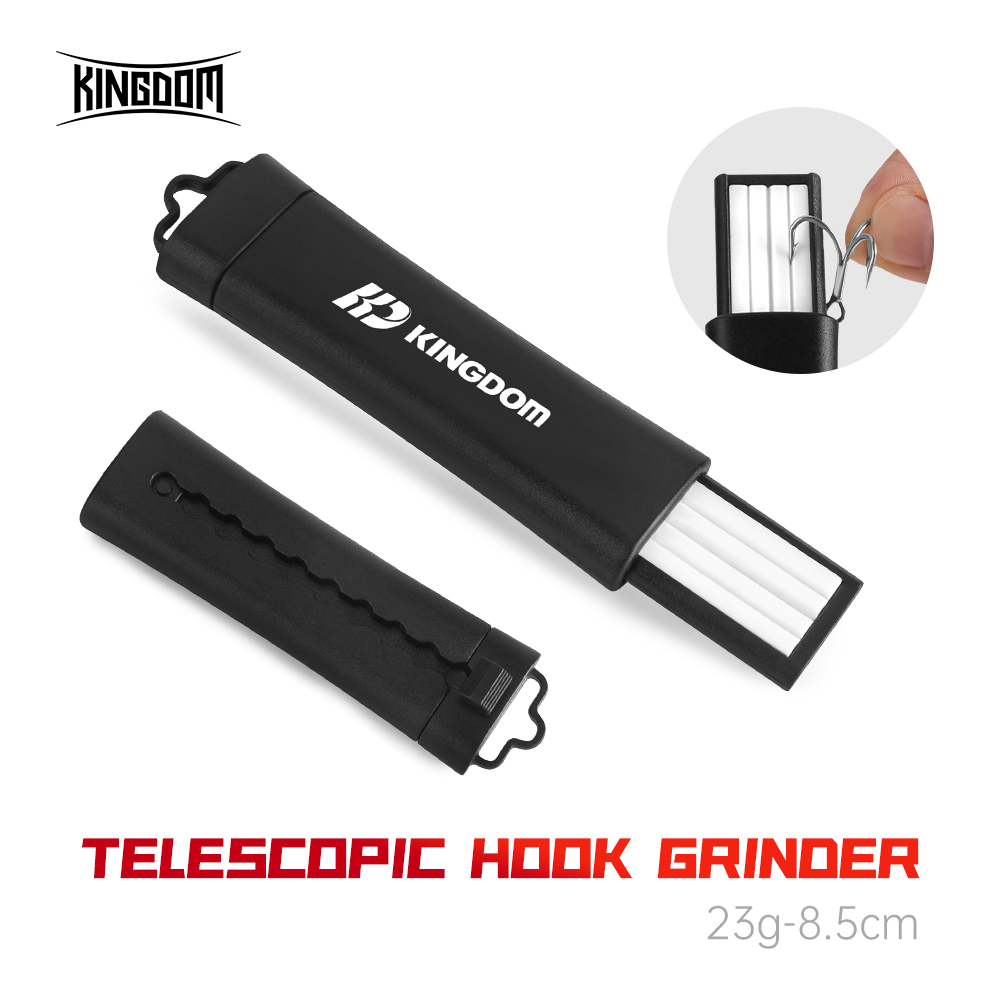 Fishing Hook Sharpener - YOOFISH Angeln Teleskop Haken Schleifer 23g