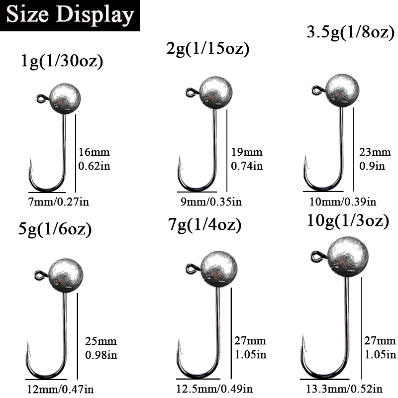 10 teile/los Jig Kopf Angelhak – Fishing Hook Barbless Bewertung und Preis