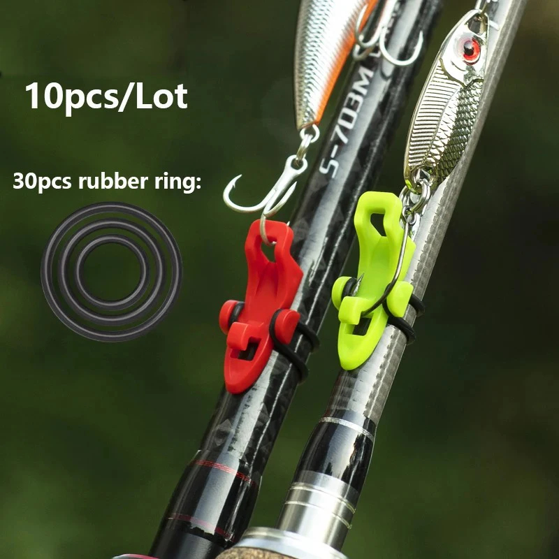 10 Stück Angelruten-Hakenhalte – Fishing Hook Jig Bewertung und Preis