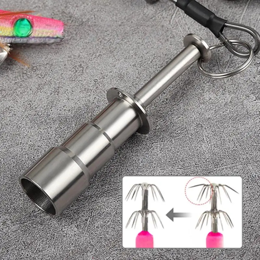 1 Packung Edelstahl-Kalmarhake – Fishing Hook Jig Bewertung und Preis