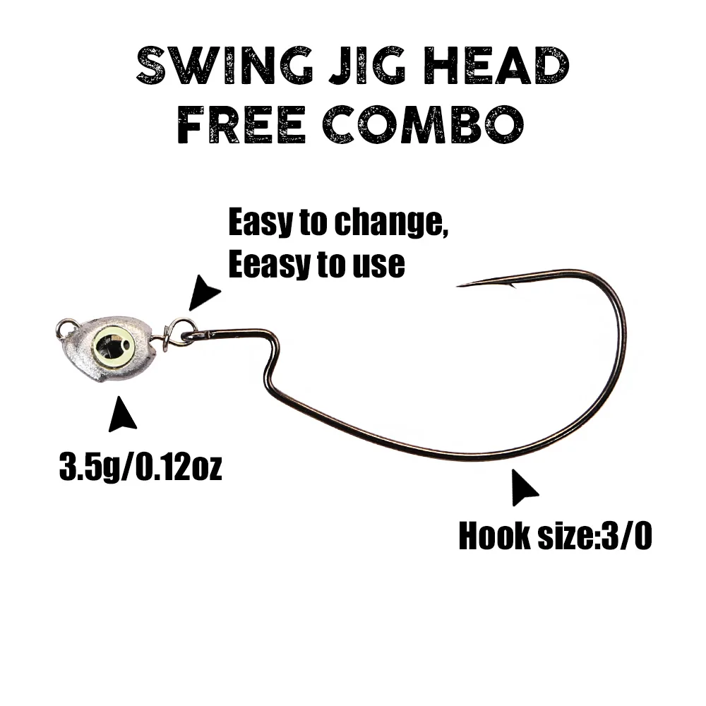 B&U Swing Jig Head Cheburashka – Fishing Hook Jig Bewertung und Preis